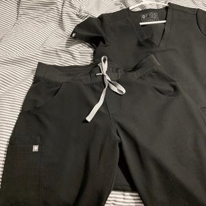 Black FIGS scrub set